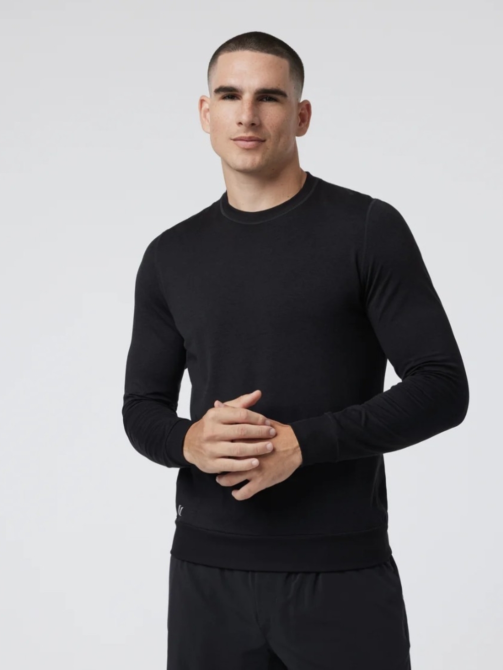 Vuori Of man Ponto Performance Team  heathered Black  sz L like new